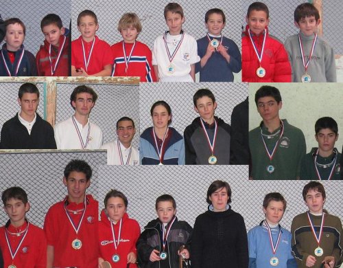 Les finalistes du Championnats Jeunes Trinquet 2005 - 62.6 ko